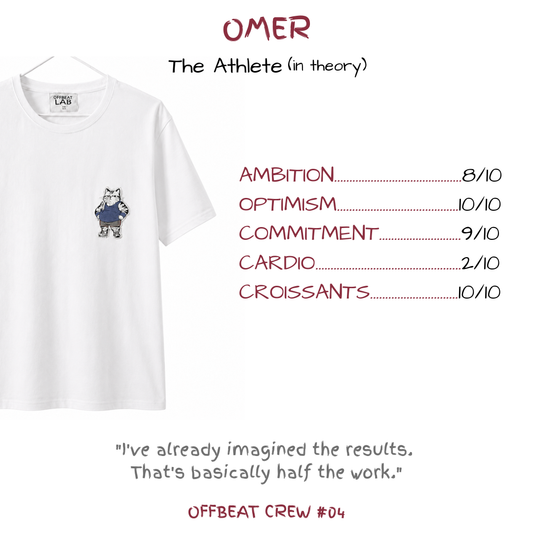 OMER — Maglietta da Uomo The Athlete (in Teoria)
