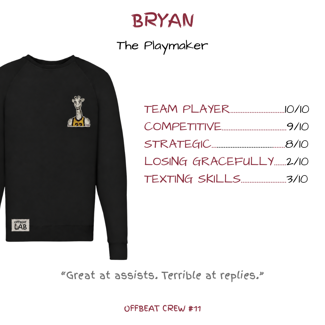 Sudadera unisex BRYAN "The Playmaker"
