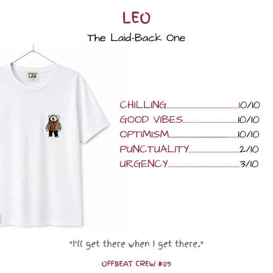 LEO — Camiseta The Laid-back para hombre