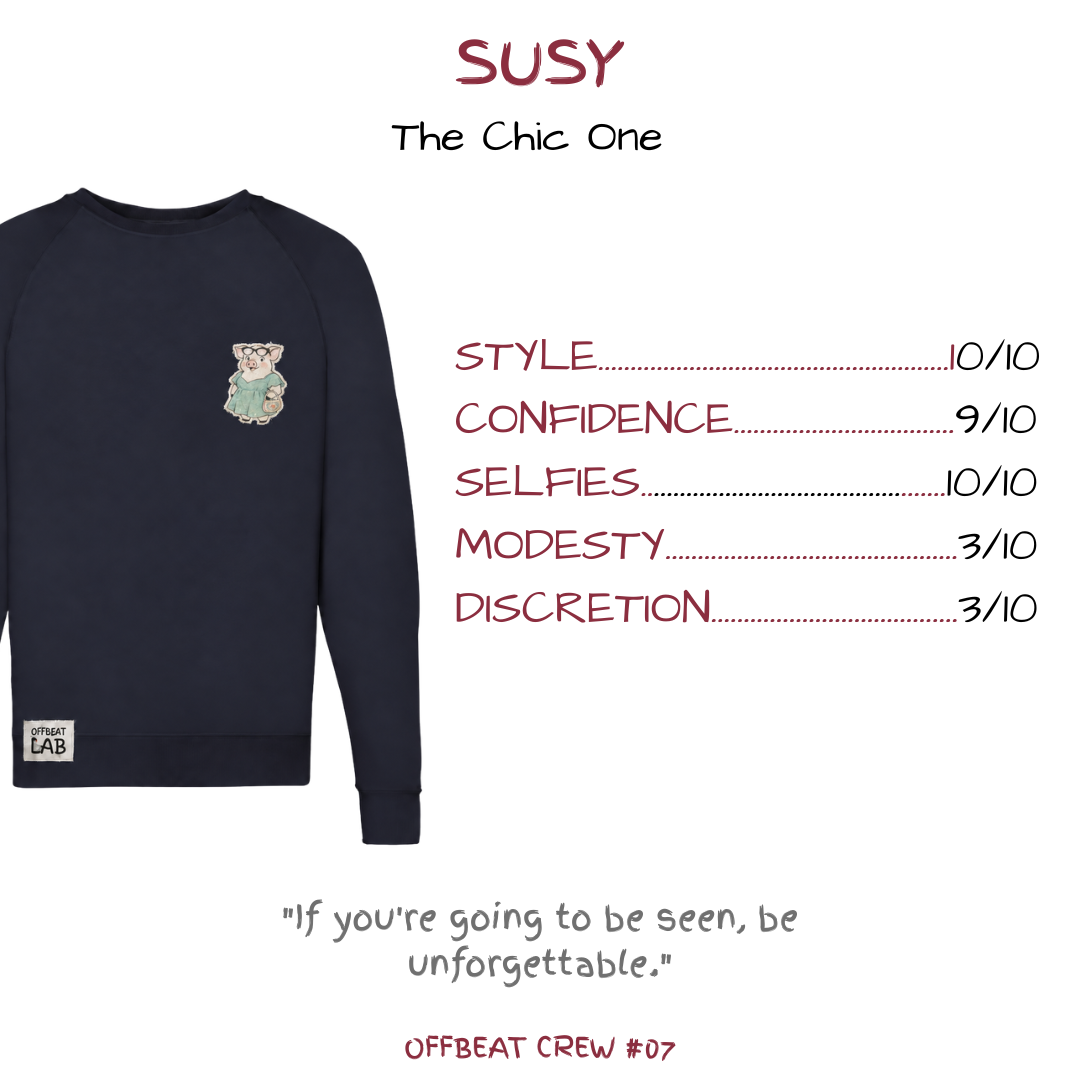 Sweatshirt Unissexo SUSY "The Chic One"